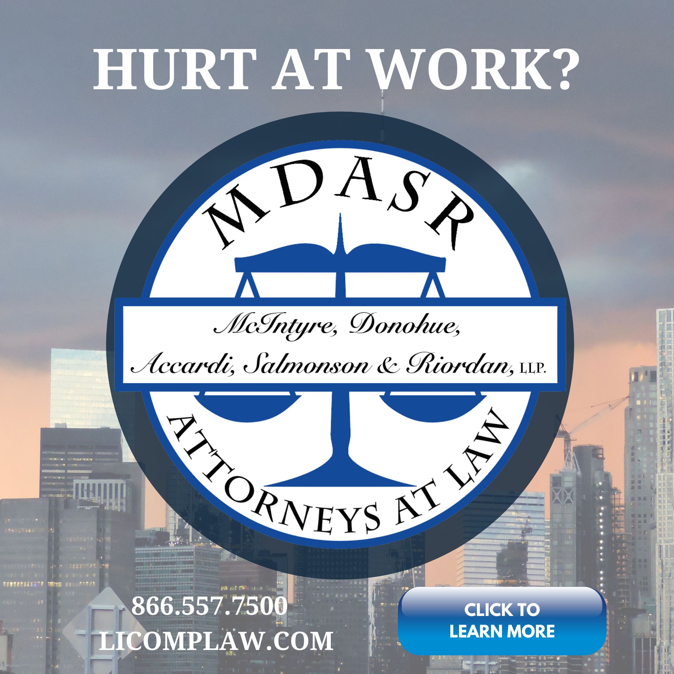 MDASR, LLP — New York and Long Island's Work Injury Law Firm